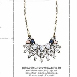 Chloe + Isabel Necklace - Navy, Blush Pink, Marble